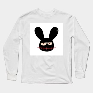 Cute Scary But Not Scary Bunny Long Sleeve T-Shirt